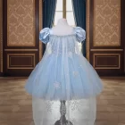 vestido Elsa 2 versión primavera verano con capa 3